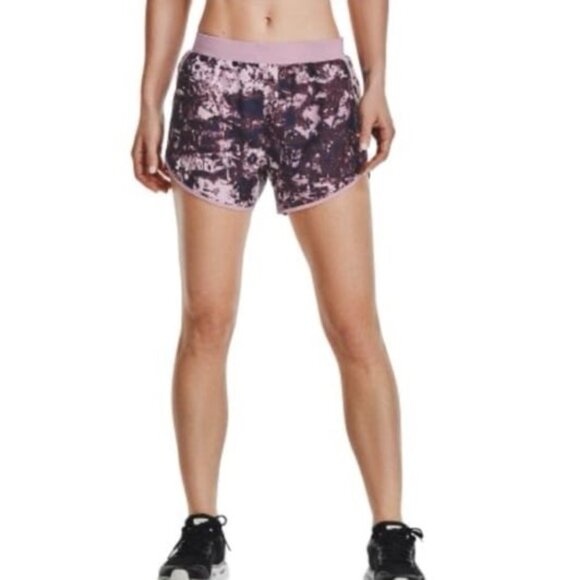 Under Armour Fly-By 2.0 Printed Shorts - Picture 1 of 4